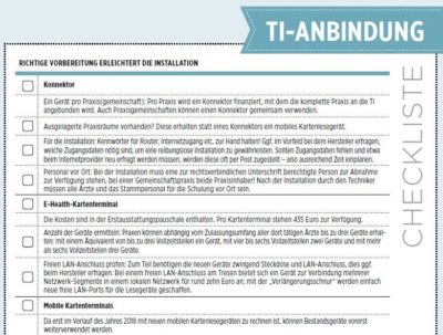 Anbinden oder nicht anbinden? Das ist in vielen Praxen aktuell die große Frage. Während sich über den optimalen Zeitpunkt für den Schritt in die Telematik-Infrastruktur (TI) streiten lässt, zeigen erste Erfahrungen von Hausärzten, worauf es bei der Umsetzung im Praxisalltag ankommt.