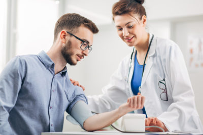 Young Man having his Blood Pressure Checked at the Hospital analysis, assistance, blood, care, caucasian, check up, clinic, consultation, desk, diagnosis, disease, doctor, exam, examination, examining, fear, fearful, female, happy, health, healthcare, help, hospital, illness, lab, listening, man, measure, measuring, medical, medicine, nervous, nurse, office, patient, physician, prescription, pressure, professional, results, scared, smiling, specialist, stethoscope, […]