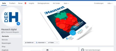 "Der Hausarzt" ist jetzt auch wieder auf Facebook zu finden.