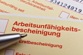 Krankschreibung, AU, Arbeitsunfähigkeitsbescheinigung